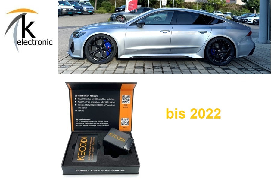 AUDI RS7 4K Luftfahrwerk tieferlegen mit KECODI | ohne Zusatzmodul oder Koppelstangen bis 2022