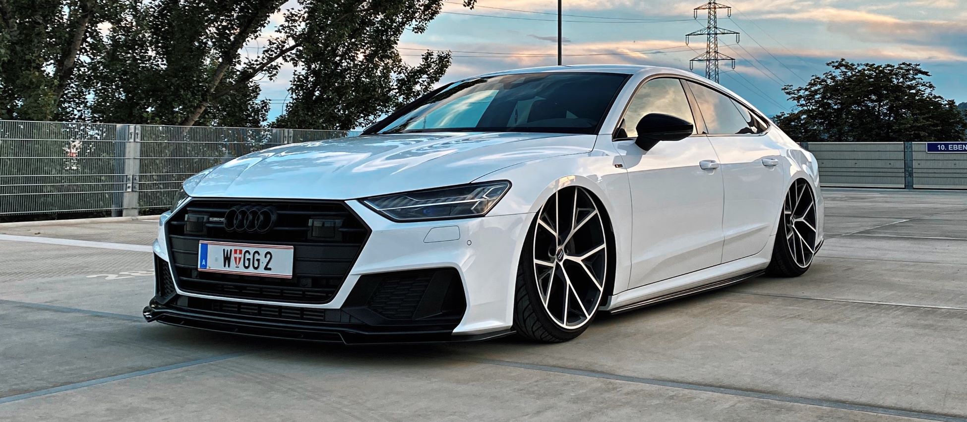 Tieferlegungsmodul Audi A7 C8 mit App Steuerung