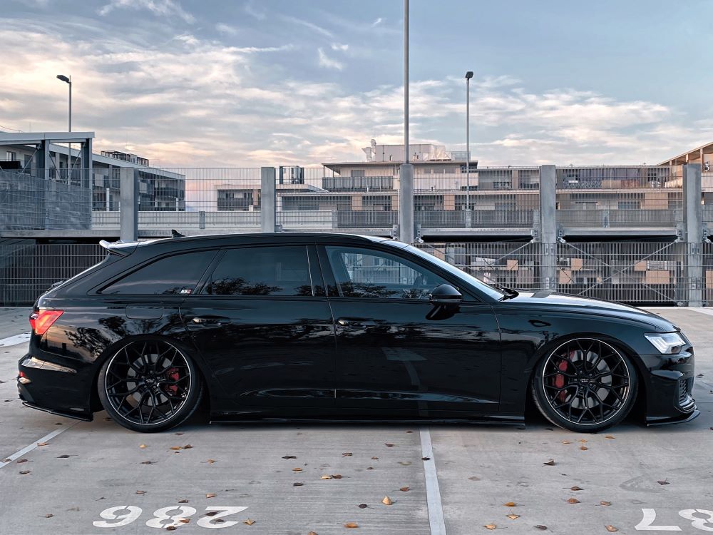 AUDI A6 AVANT C8 S-LINE ST HAS ローダウン Lowering module with app control for Audi A6 C8 4A – active-suspension