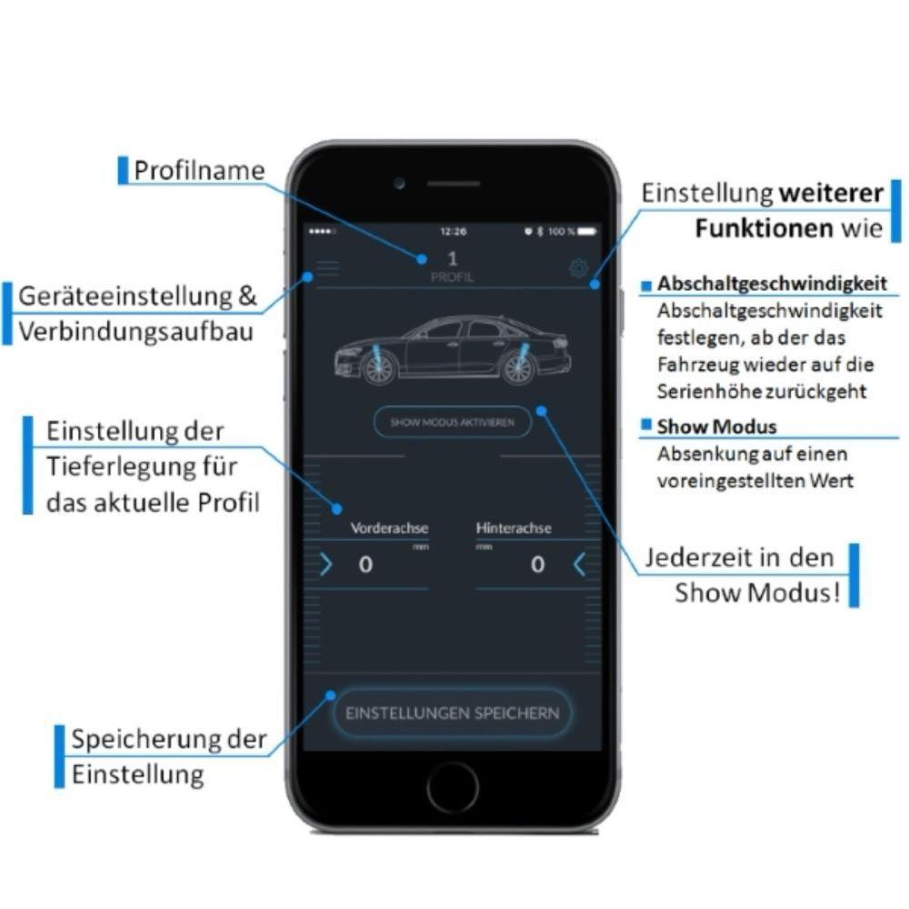 Lowering module with app control BMW 7 Series G11 G12 air suspension ...