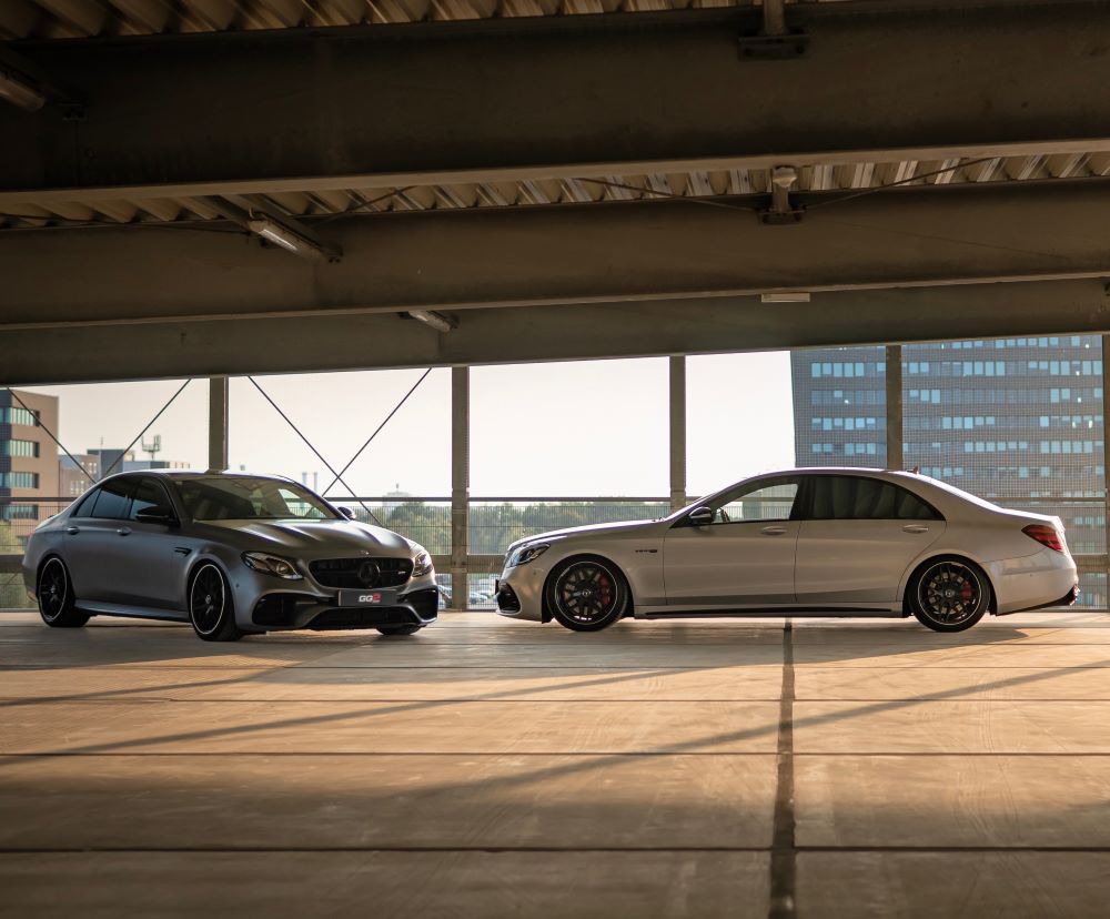 Tieferlegungsmodul Mercedes-AMG Modelle mit App Steuerung